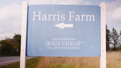 Landmark-sign-of-the-Martin-Harris-Farm-near-Downtown-Palmyra-New-York