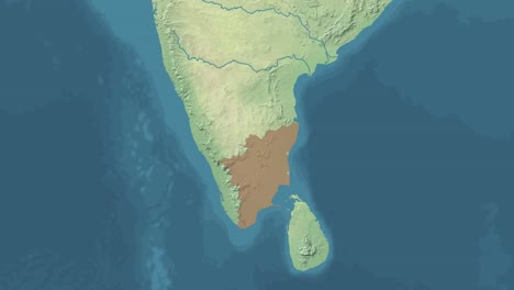Zoom-in-animated-Satelite-map-of-Tamil-Nadu-state-or-province-of-India-with-area-revealing