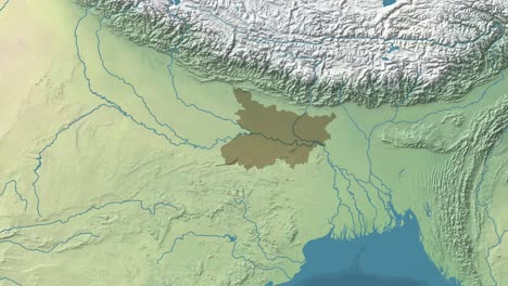Zoom-in-animated-Satelite-map-of-Bihar-state-or-province-of-India-with-area-revealing