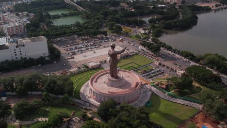 Luftaufnahmen-Der-Stadt-Hyderabad