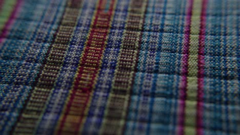 Close-up-shot-of-multi-coloured-textiles-fabric