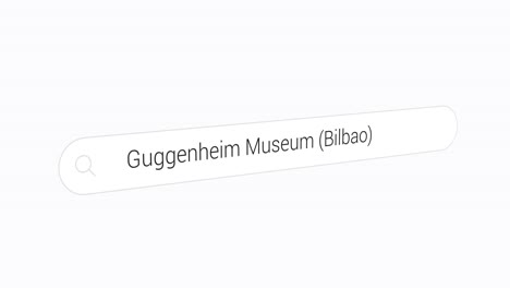 Typing-Guggenheim-Museum--on-the-Search-Engine