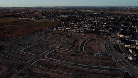 A-wide-drone-shot-of-the-new-Yorkville-community-in-Calgary-in-October-2023