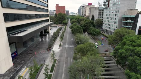 Toma-De-Drones-De-Calles-Completamente-Vacías-En-La-Ciudad-De-México.