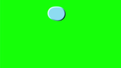 Flüssiges-Blaues-Lade-Download-Symbol,-Animiert-Auf-Einem-Grünen-Bildschirm