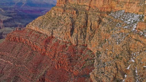 Scenic-Carved-Steep-sided-Grand-Canyon-In-Arizona,-USA