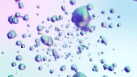 Bubbles-Floating-In-Abstract-Animation