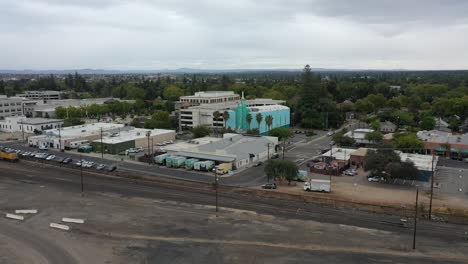 Roseville,-Kalifornien,-Luftbild-–-Stadt