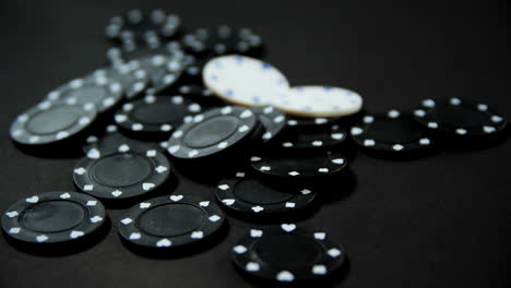 Casino-chips-on-poker-table-in-casino-4k