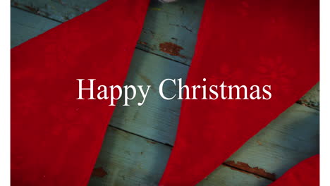 Happy-Christmas-text-and-Santa-hats