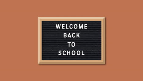 Welcome-back-to-school-text-on-letter-board-4k