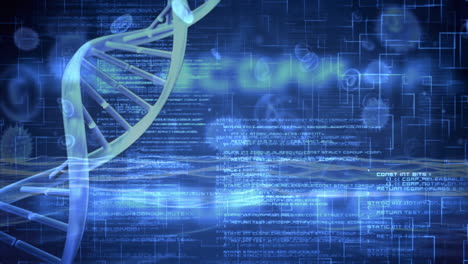 DNA-Rotiert,-Während-Binärcode