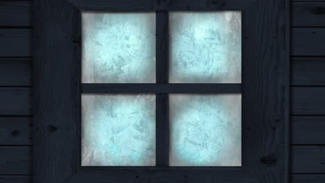 Frost--Und-Eisübergang-Am-Hausfenster