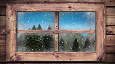 Winterlandschaft-Durch-Fenster-Gesehen-4k