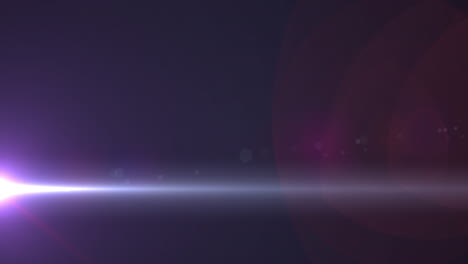 Weißer-Lichtstrahl-Und-Rosa-Partikel,-Die-Sich-Am-Nachthimmel-Bewegen