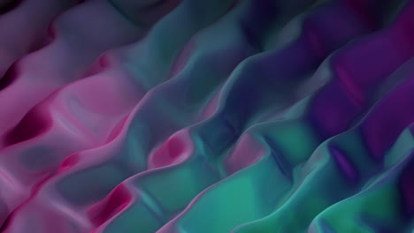 Animation-Mehrerer-Mehrfarbiger-3D-Flüssigkeitsformen,-Die-Sanft-Winken-Und-Fließen