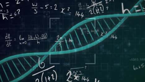 DNA-Und-Mathematische-Gleichungen-über-Farbverlauf-Hintergrund.