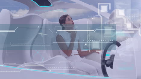 Digital-composition-of-digital-interface-data-processing-against-woman-sitting-in-futuristic-car-sel