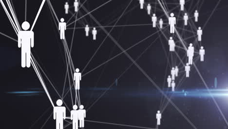 Animation-of-digital-network-of-connections-with-white-people-icons