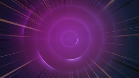 Animation-of-flickering-rays-over-pulsating-pink-circles