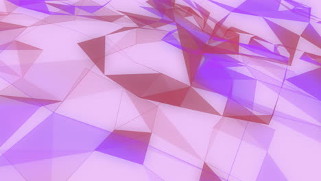 Animation-of-network-of-connections-floating-on-pink-and-purple-background