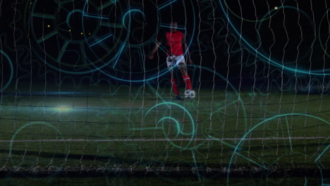 Animation-of-scopes-scanning-and-processing-over-football-player-kicking-ball