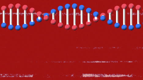 Animation-of-dna-strand-spinning-with-glitch-and-data-processing
