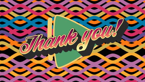Animation-of-thank-you-text-over-colorful-graphics-and-shapes