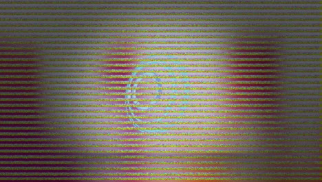 Animation-Von-Grauen-Interferenzlinien-über-Einem-Kreisförmigen-Scanner-Und-Verschwommenen-Roten-Formen