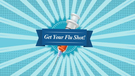 Holen-Sie-Sich-Ihr-Grippeimpfstoff-Textbanner-Mit-Spritzensymbol-Auf-Blauem-Radialem-Hintergrund