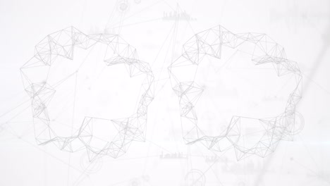 Animation-of-network-of-connections-over-white-background