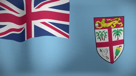 Animation-Der-Sich-Bewegenden-Fidschi-Flagge