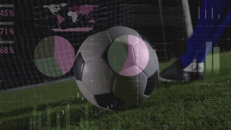 Animation-of-data-processing-over-football-at-stadium