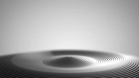 Animation-of-grey-circles-moving-on-seamless-loop-on-grey-background