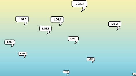 Animation-of-lol-text-in-speech-bubbles