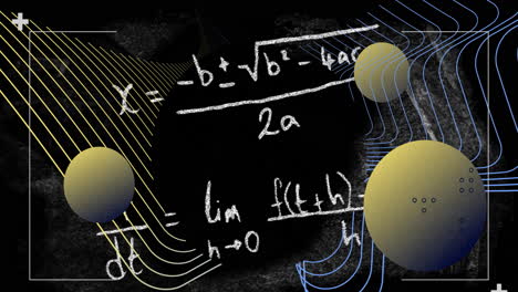Animation-of-spheres-and-math-formulas-on-black-background