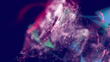 Animation-of-connections-over-pink-particles