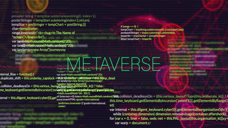 Animation-Von-Metaverse-Text-über-Datenverarbeitung