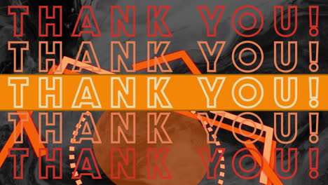 Animation-of-thank-you-text-and-shapes-on-black-background