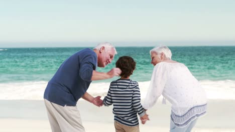 Young-boy-with-his-grandparents