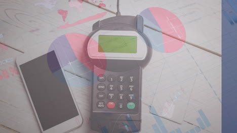 Animation-of-financial-data-processing-over-smartphone-and-payment-terminal