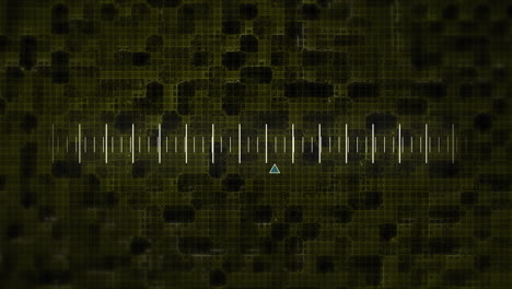 Animation-of-measurement-scale-against-abstract-textured-green-background