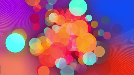 Animation-of-spots-moving-over-red-and-blue-background