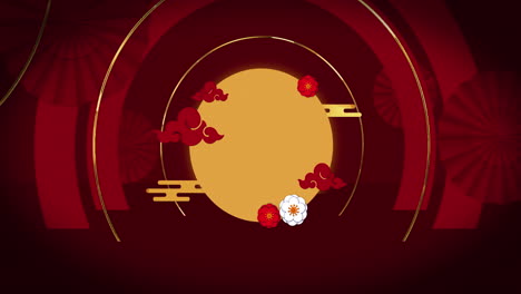 Animation-Des-Chinesischen-Neujahrsmusters-Auf-Rotem-Hintergrund