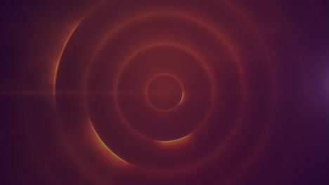 Animation-Einer-Lila-Sternschnuppe-über-Orangefarbenen-Kreisen