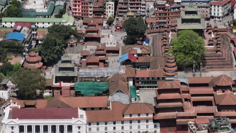 Drone-shot-of-Basantapur-Durbar-Square-Kathmandu-Nepal