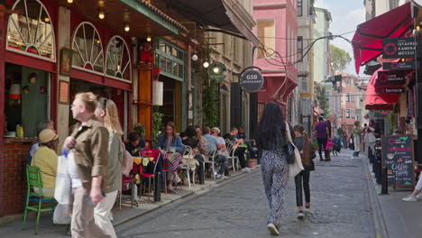 Busy-street-cafe-scene-in-trendy-Balat-Fener-urban-districts-of-Istanbul