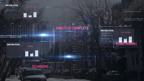 Animation-of-financial-data-processing-over-city-street
