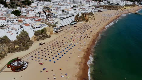 Drone-shot-of-the-beach