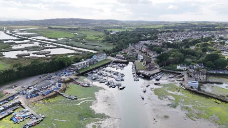Bembridge-harbour--Isle-of-wight-Uk-drone,aerial